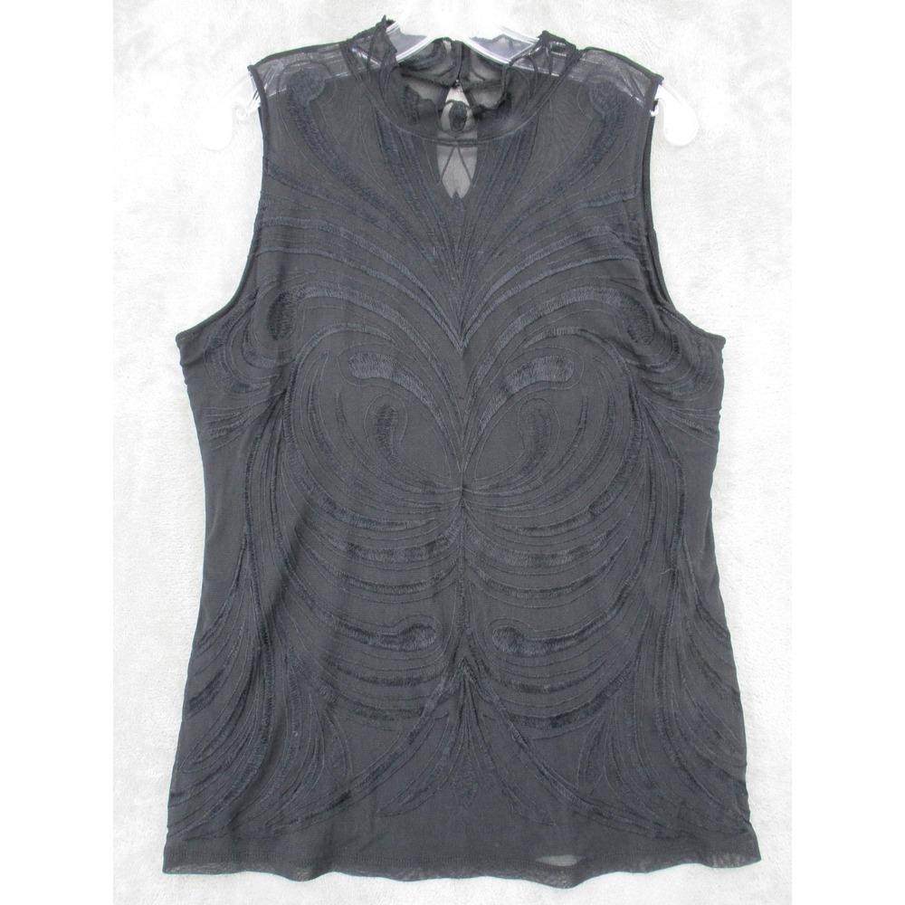 Vintage INC International Concepts Top Sheer Butterfly Whimsigoth Fairy Grunge
